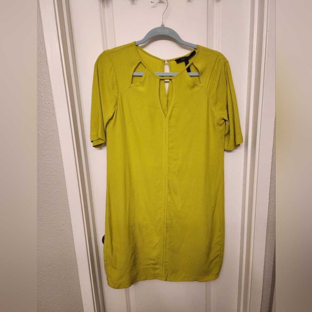 Lemongrass BCBG Max Azria Rosetta Cutout Dress XXS